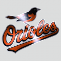 Baltimore Orioles Stainless steel logo Sticker Heat Transfer