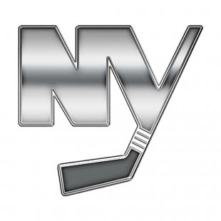 New York Islanders Silver Logo Sticker Heat Transfer