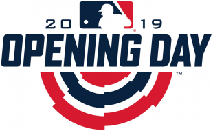 MLB Opening Day 2019 Logo Sticker Heat Transfer