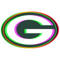 Phantom Green Bay Packers logo Sticker Heat Transfer