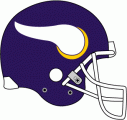 Minnesota Vikings 1980-1984 Helmet Logo Sticker Heat Transfer