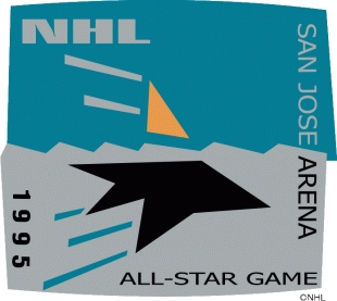 NHL All-Star Game 1994-1995 Unused Logo Sticker Heat Transfer