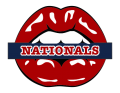 Washington Nationals Lips Logo Sticker Heat Transfer