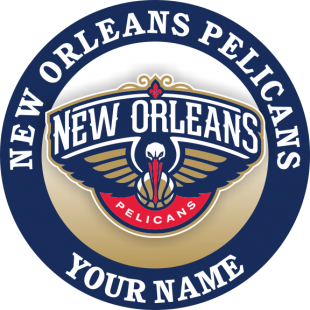 New Orleans Pelicans Customized Logo Sticker Heat Transfer