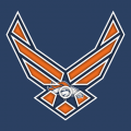 Airforce Denver Broncos Logo decal sticker