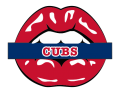 Chicago Cubs Lips Logo Sticker Heat Transfer