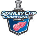 Detroit Red Wings 2007 08 Champion Logo decal sticker