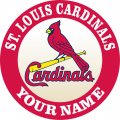 St. Louis Cardinals Customized Logo Sticker Heat Transfer
