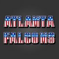 Atlanta Falcons American Captain Logo Sticker Heat Transfer