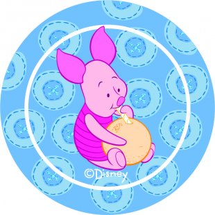 Disney Piglet Logo 16 Sticker Heat Transfer