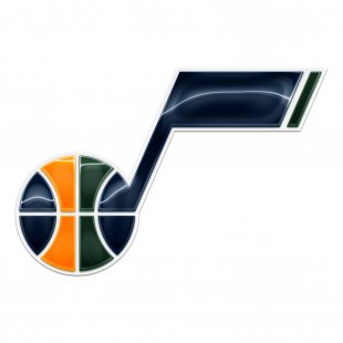 Utah Jazz Crystal Logo decal sticker