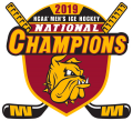 Minnesota-Duluth Bulldogs 2019 Champion Logo Sticker Heat Transfer