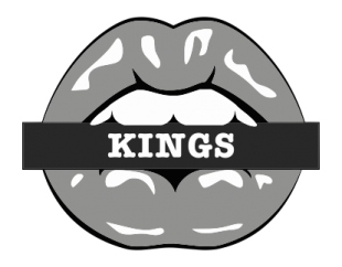 Los Angeles Kings Lips Logo decal sticker