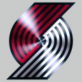 Portland Trail Blazers Stainless steel logo Sticker Heat Transfer