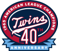 Minnesota Twins 2005 Champion Logo Sticker Heat Transfer