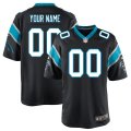 Carolina Panthers Custom Letter and Number Kits For Black Jersey Material Vinyl