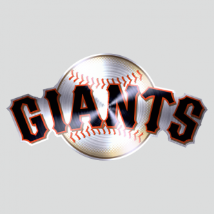 San Francisco Giants Stainless steel logo decal sticker