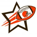 Cleveland Browns Football Goal Star logo decal sticker