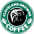 Cleveland Browns starbucks coffee logo Sticker Heat Transfer